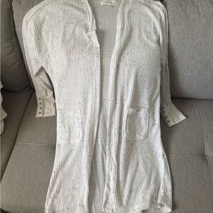 French Laundry Textured Knit Cardigan